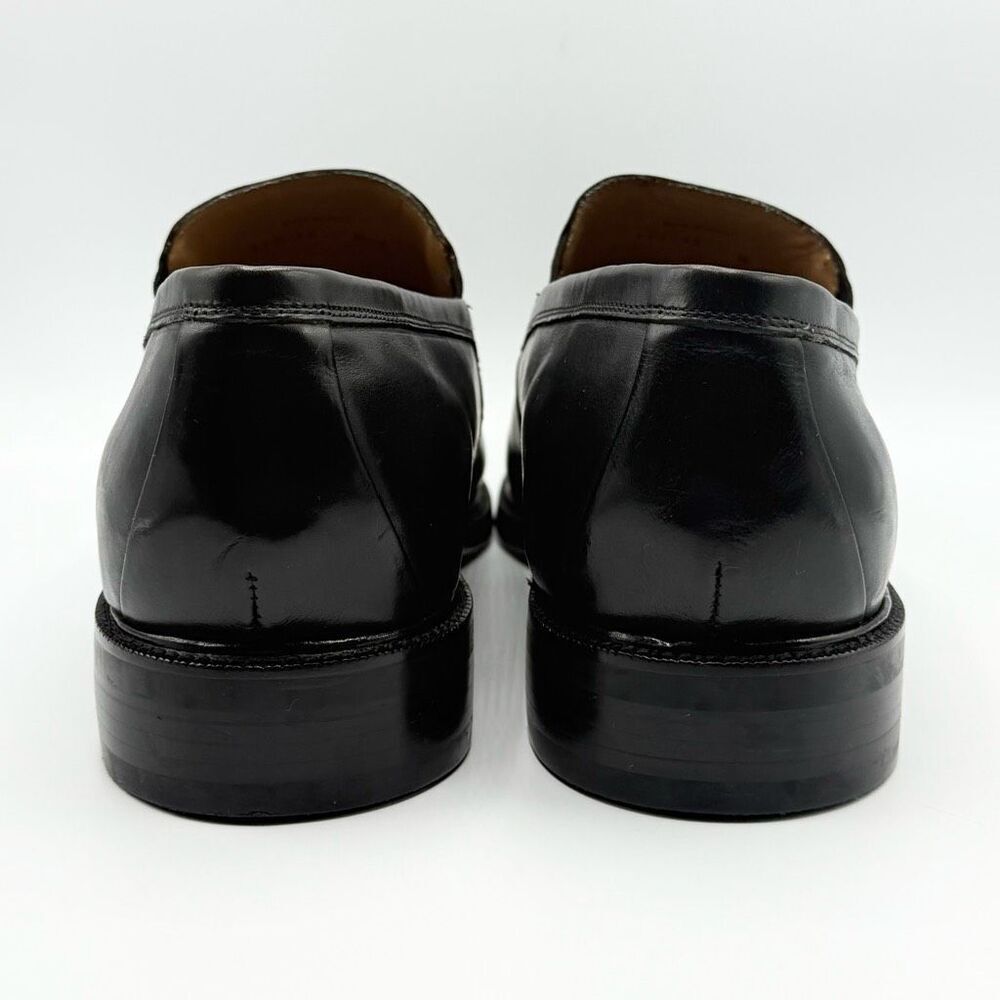 COLE HAAN GRAND OS Men's Dress Shoes Moc Toe Loafers Black Leather - US 15 Wide - Picture 5 of 13